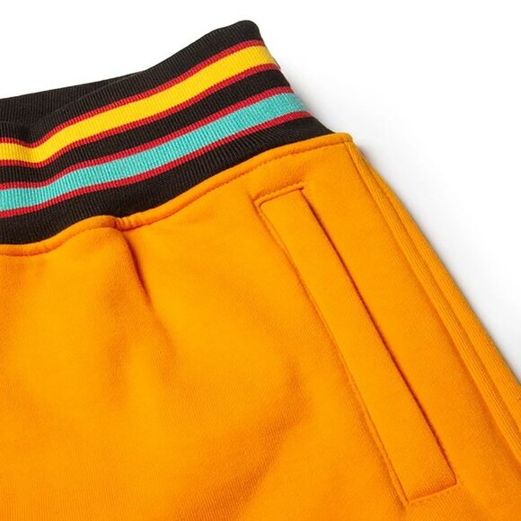 AACA Retro 90s Joggers HBCU Pride Sweatpants w/ Striped Cuffs, Gold - Picture 5 of 7